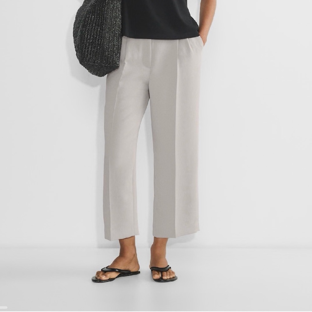 Elegant Cream Women's Pants
